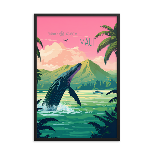 Hawaii - Maui (Framed poster)