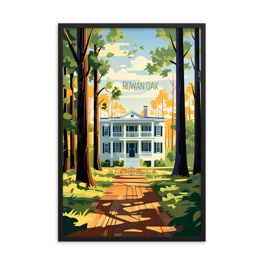 Mississippi - Rowan Oak (Framed poster)