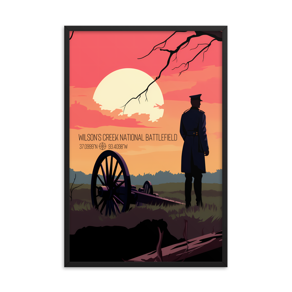 Missouri - Wilson's Creek National Battlefield (Framed poster)