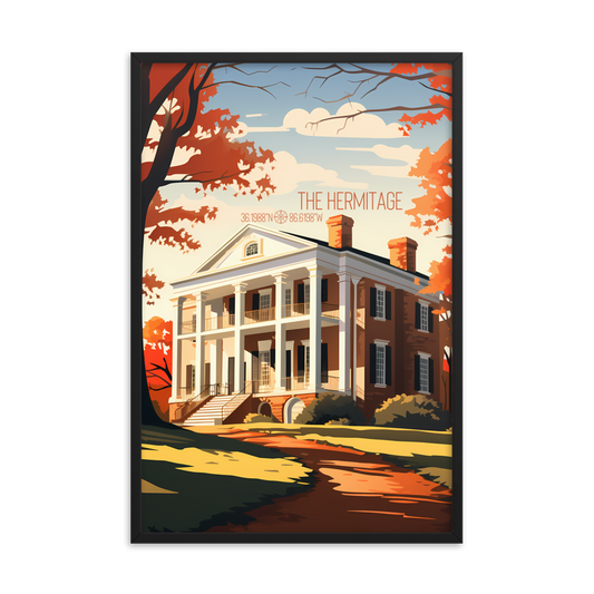 Tennessee - The Hermitage (Framed poster)