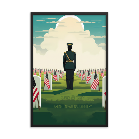 Virginia - Arlington National Cemetery (Framed poster)