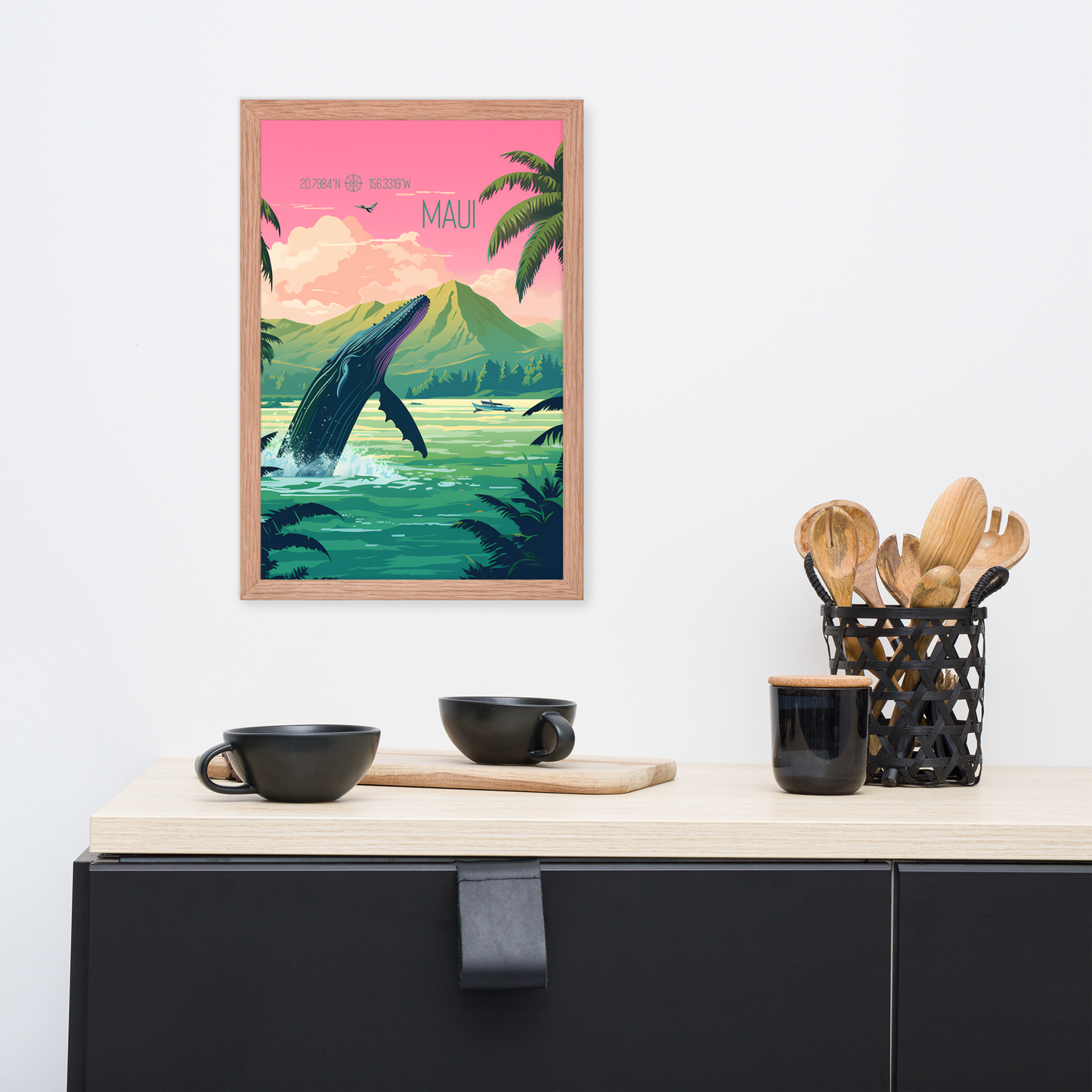 Hawaii - Maui (Framed poster)