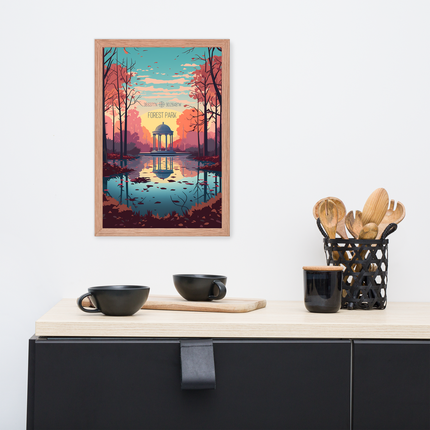 Missouri - Forest Park (Framed poster)