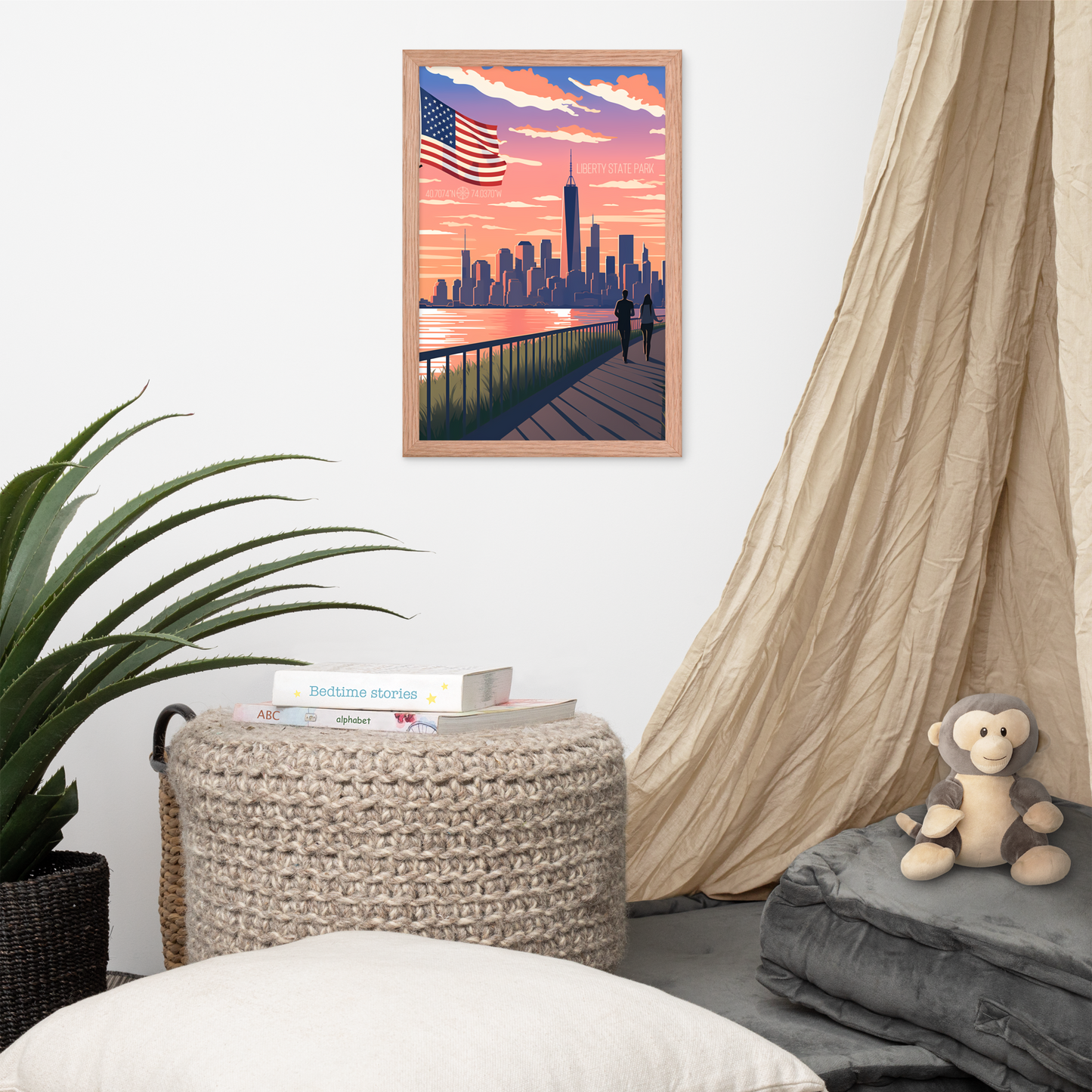 New Jersey - Liberty State Park (Framed poster)