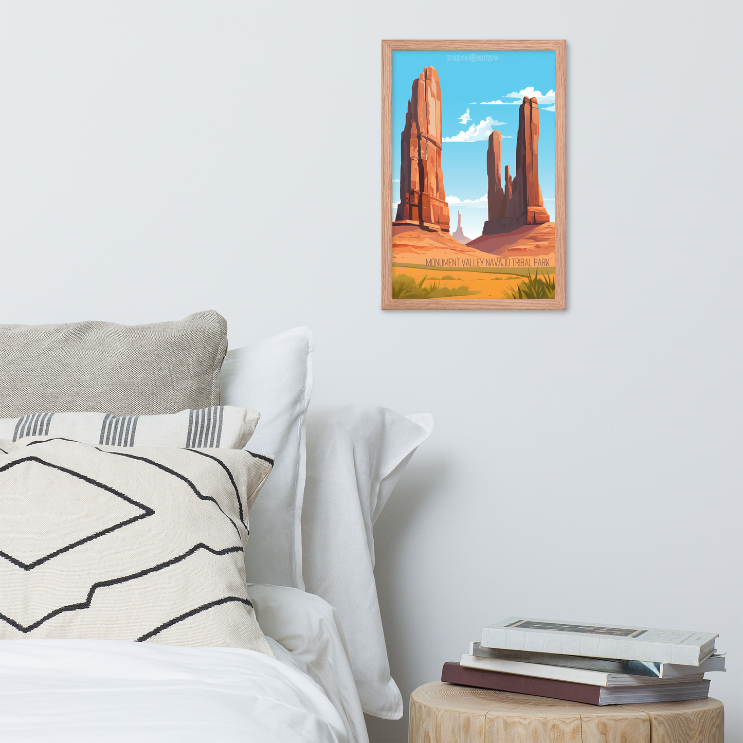 Utah - Monument Valley Navajo Tribal Park (Framed poster)