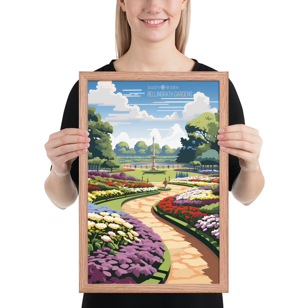 Alabama - Bellingrath Gardens (Framed Poster)