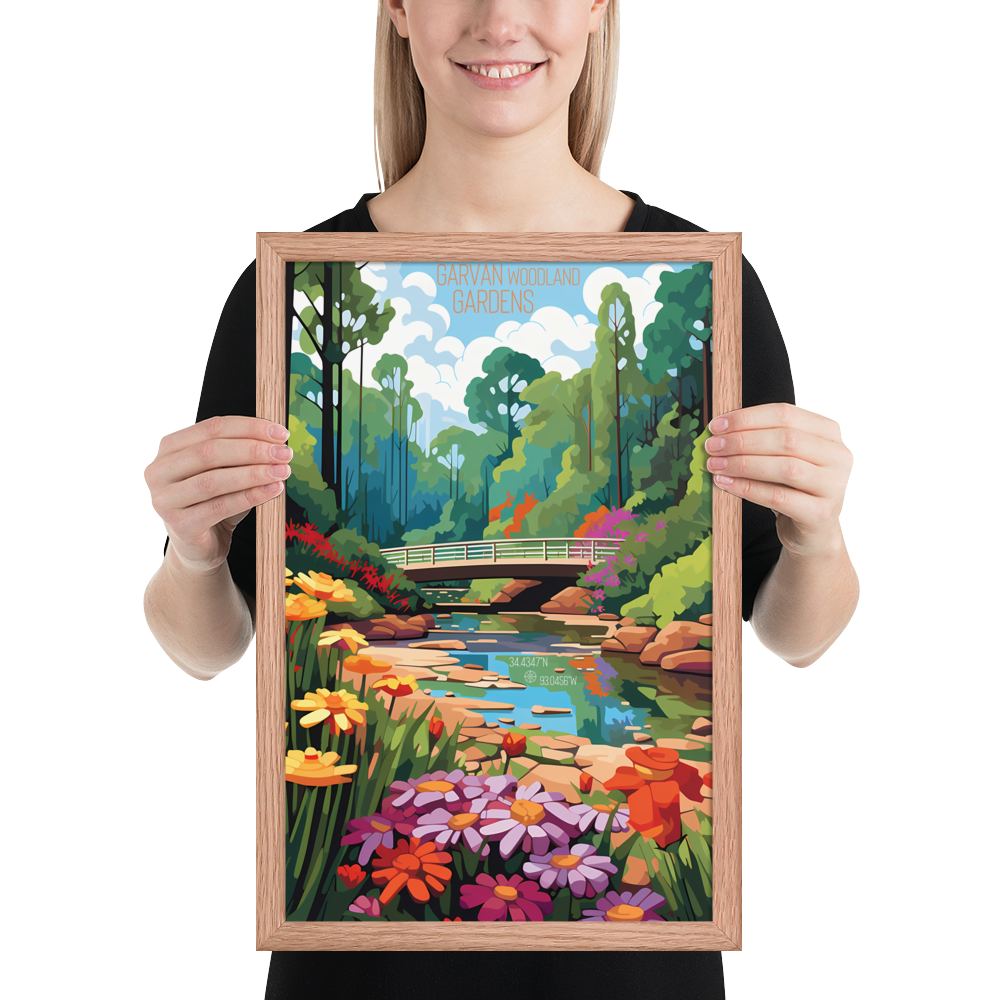 Arkansas - Garvan Woodland Gardens (Framed poster)