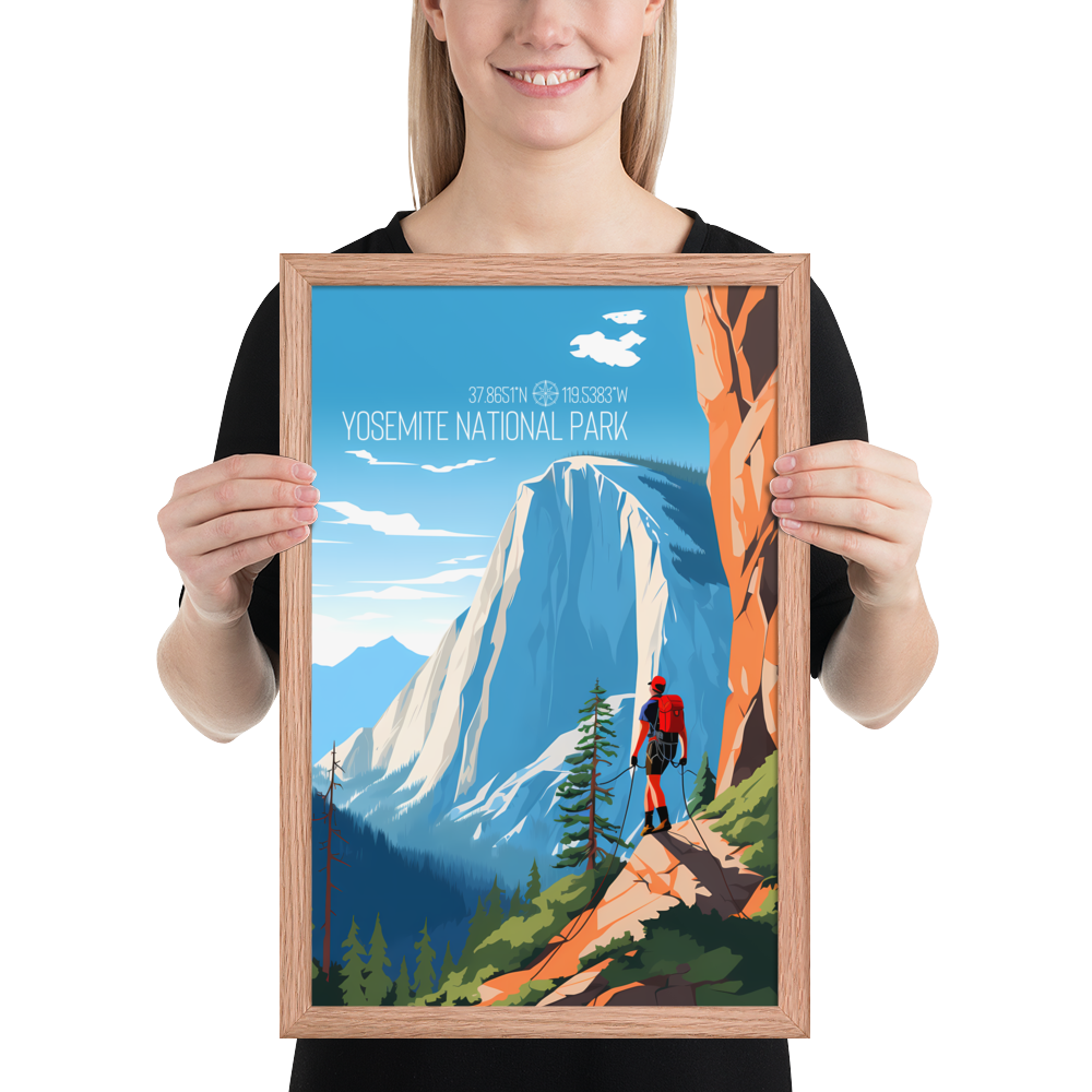 California - Yosemite National Park (Framed poster)