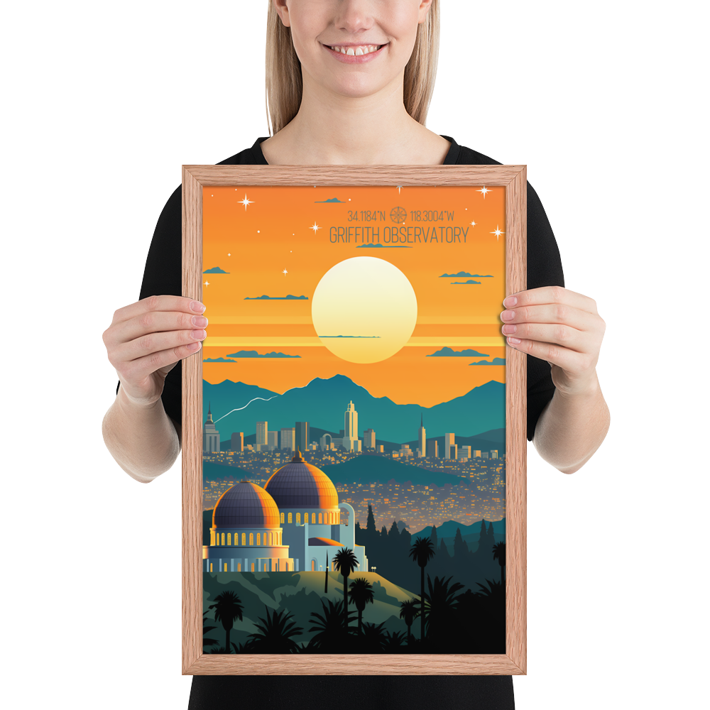 California - Griffith Observatory (Framed poster)