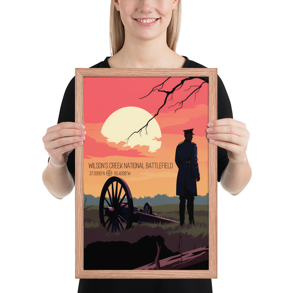 Missouri - Wilson's Creek National Battlefield (Framed poster)