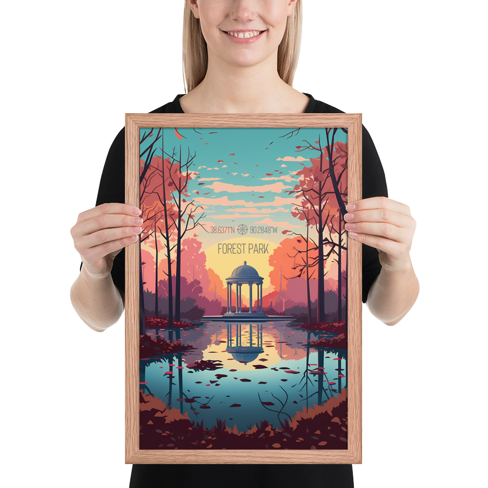 Missouri - Forest Park (Framed poster)