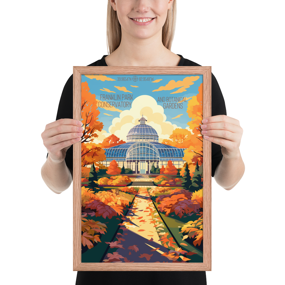 Ohio - Franklin Park Conservatory and Botanical Gardens (Framed poster)