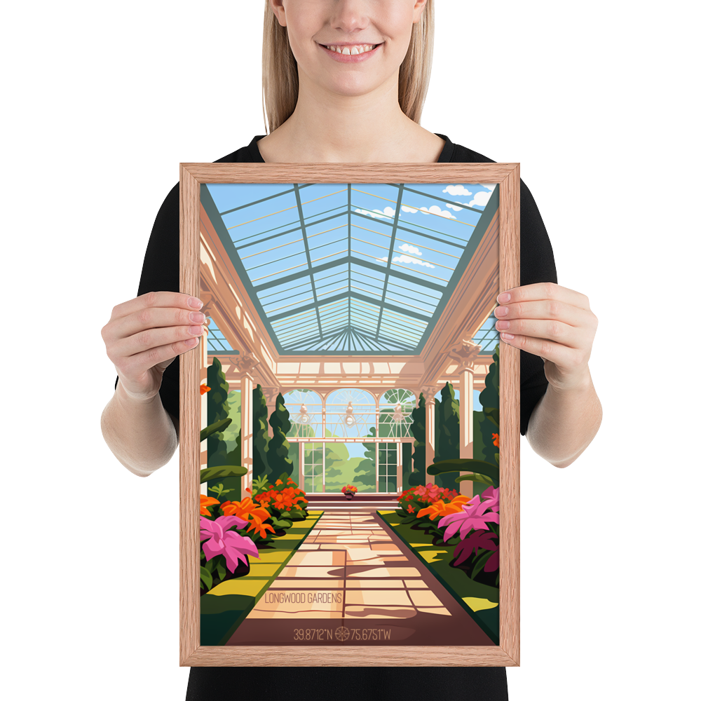 Pennsylvania - Longwood Gardens (Framed poster)