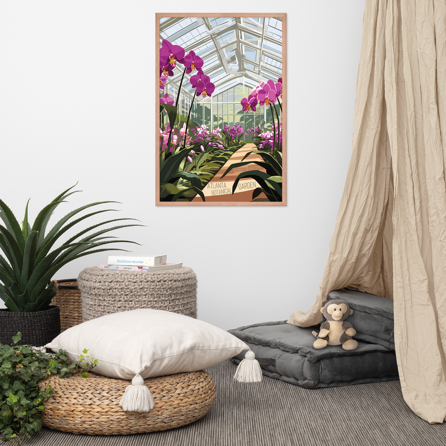 Georgia - Atlanta Botanical Garden (Framed poster)