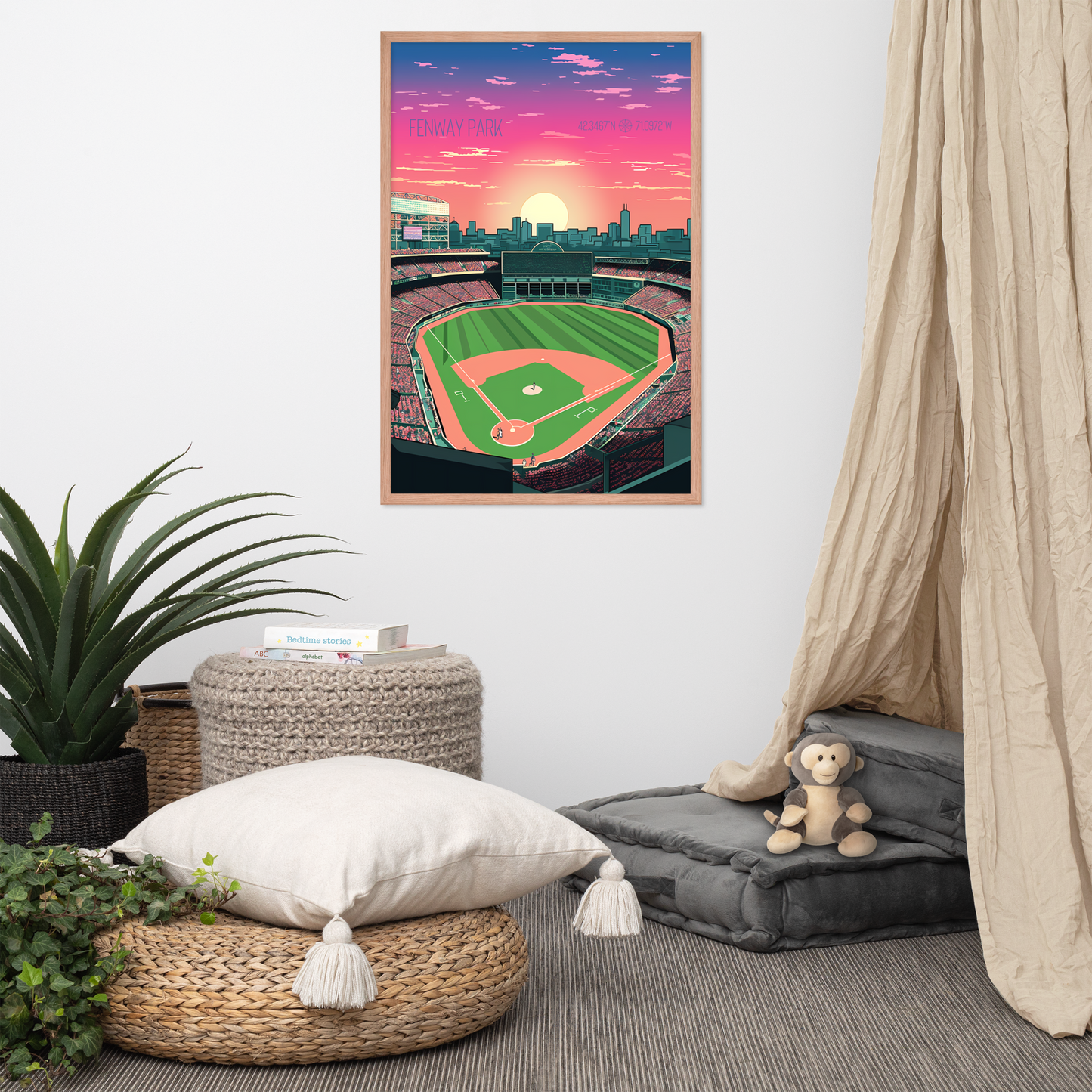 Massachusetts - Fenway Park (Framed poster)