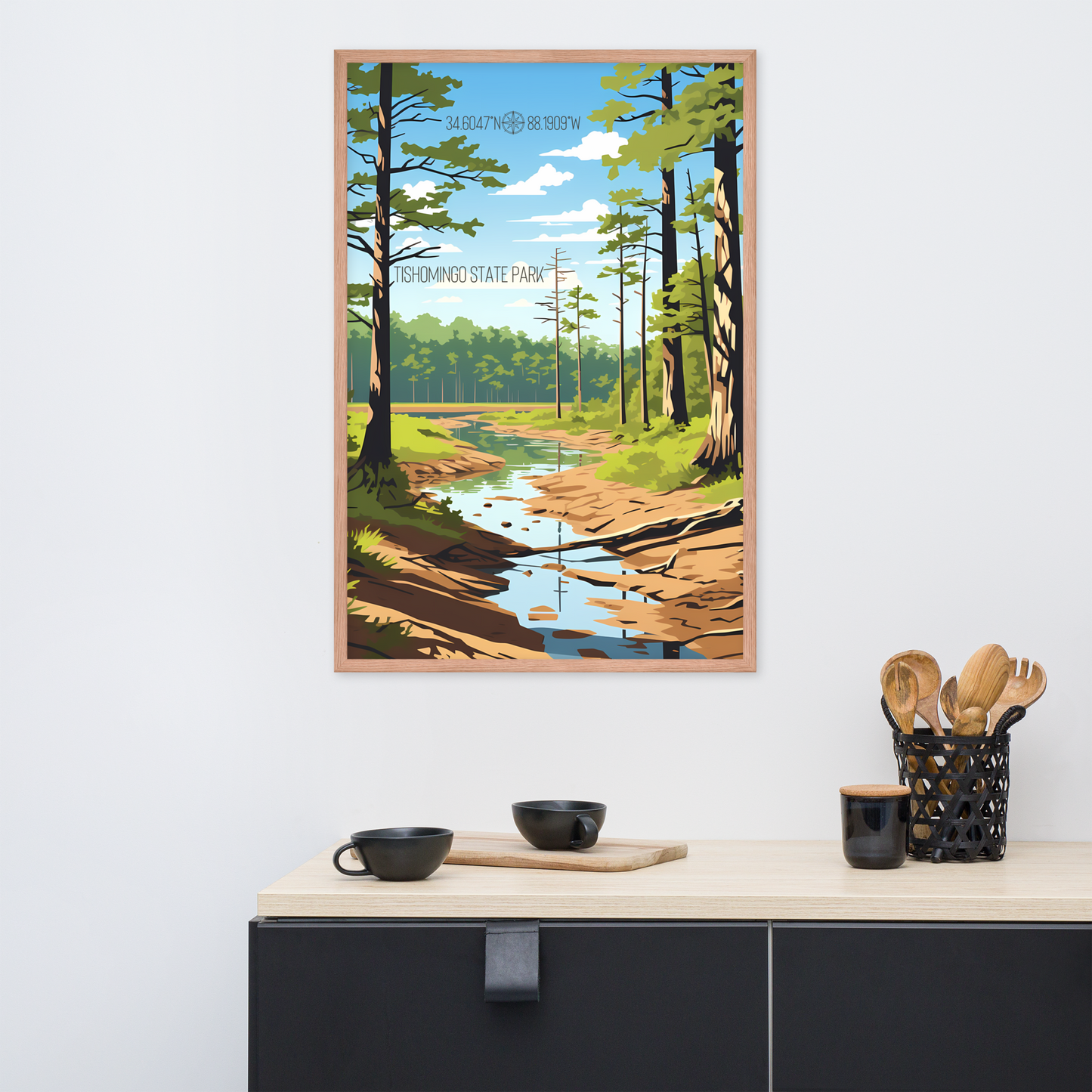 Mississippi - Tishomingo State Park (Framed poster)