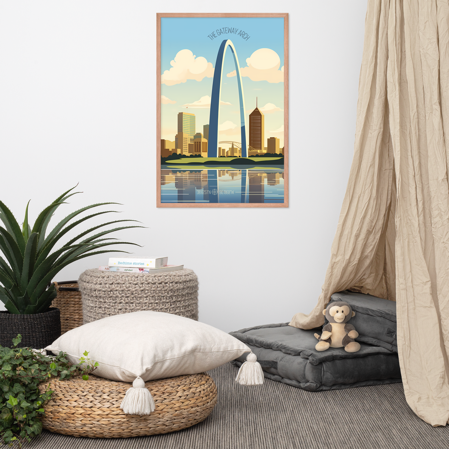 Missouri - The Gateway Arch (Framed poster)