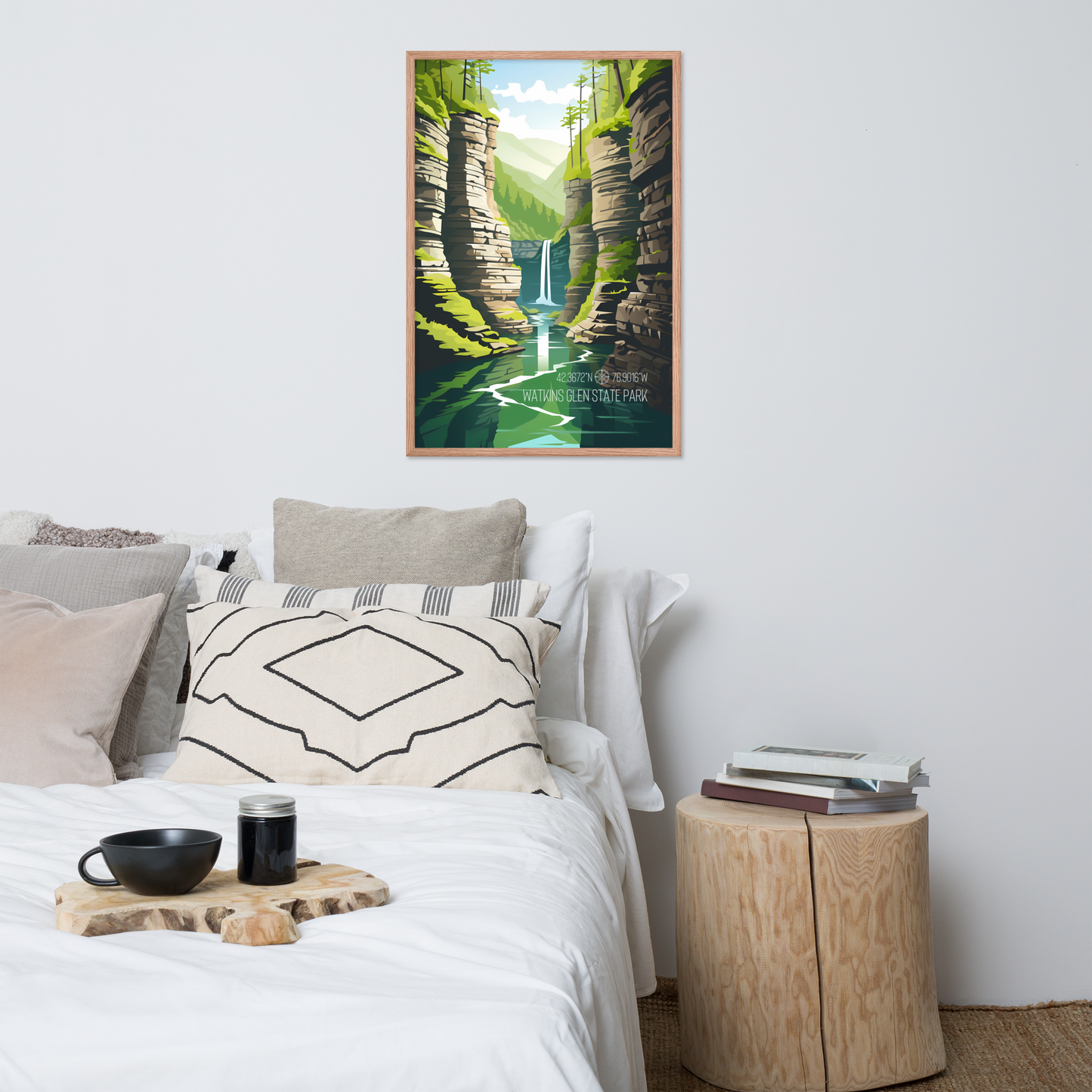 New York - Watkins Glen State Park (Framed poster)