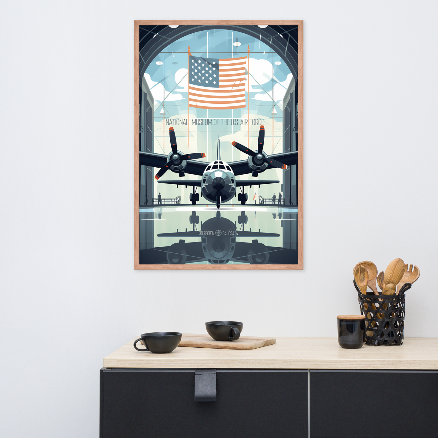 Ohio - National Museum of the U.S. Air Force (Framed poster)