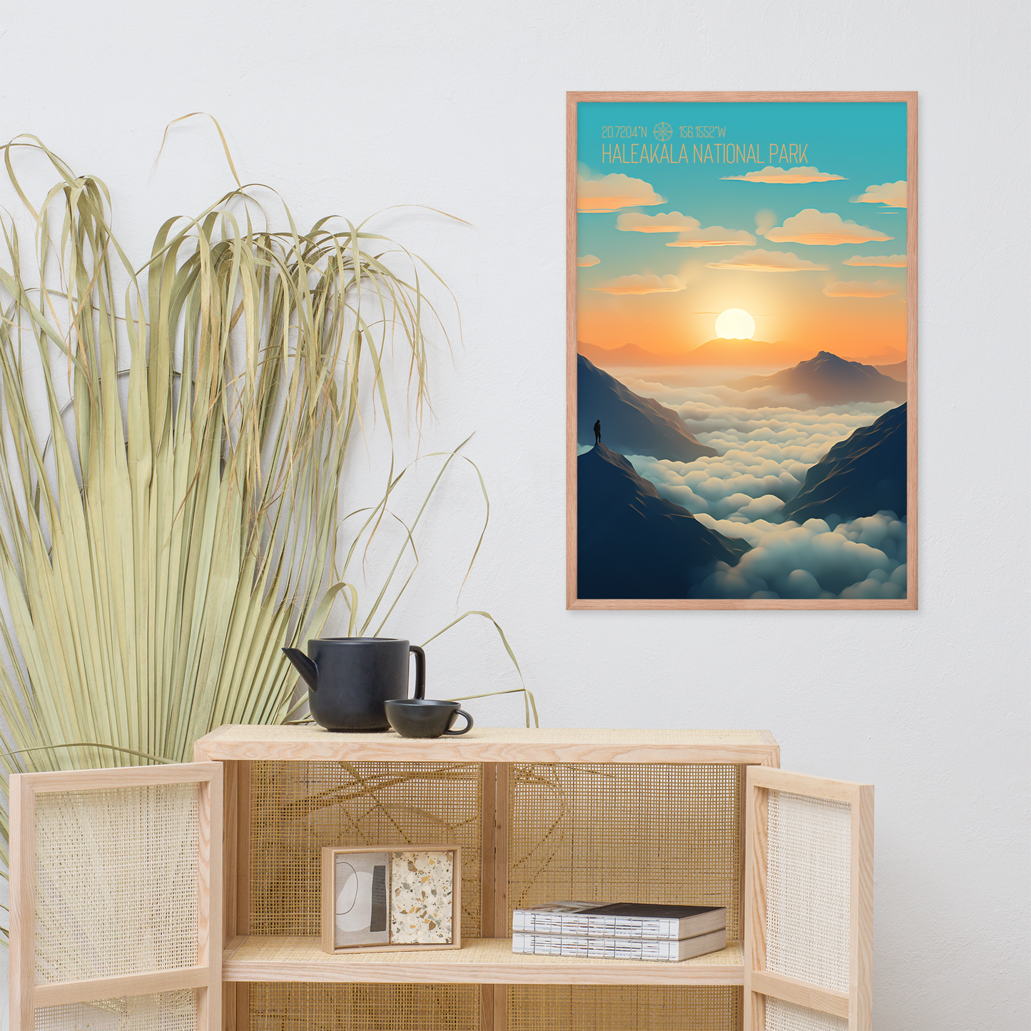 Hawaii - Haleakalā National Park (Framed poster)