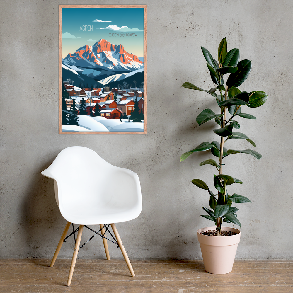 Colorado - Aspen (Framed poster)