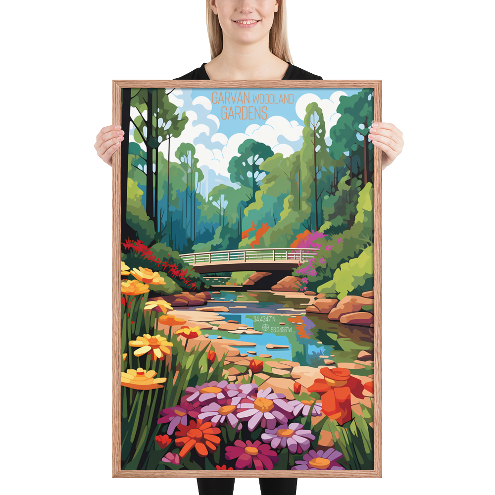 Arkansas - Garvan Woodland Gardens (Framed poster)