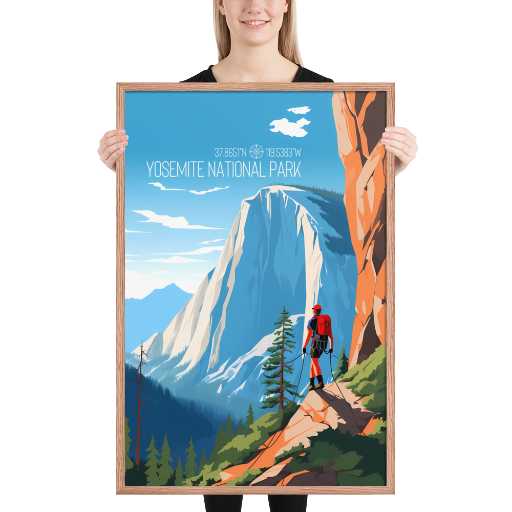 California - Yosemite National Park (Framed poster)