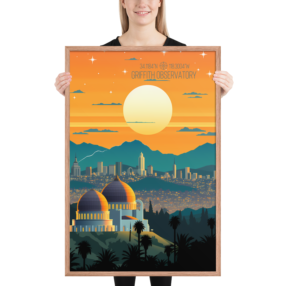 California - Griffith Observatory (Framed poster)