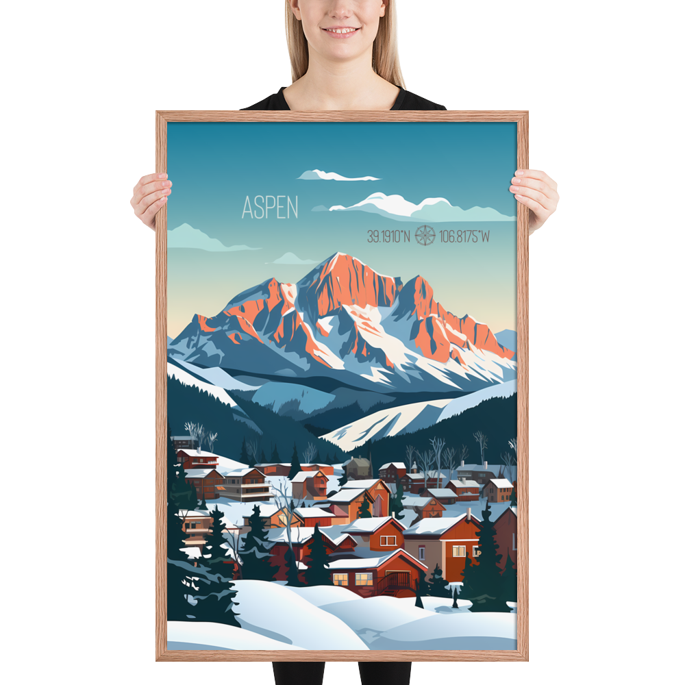 Colorado - Aspen (Framed poster)