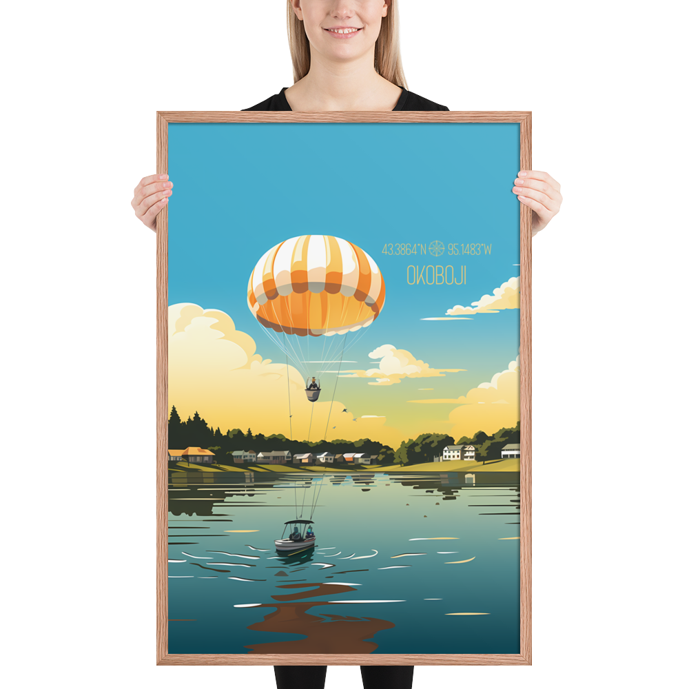 Iowa - Okoboji (Framed poster)