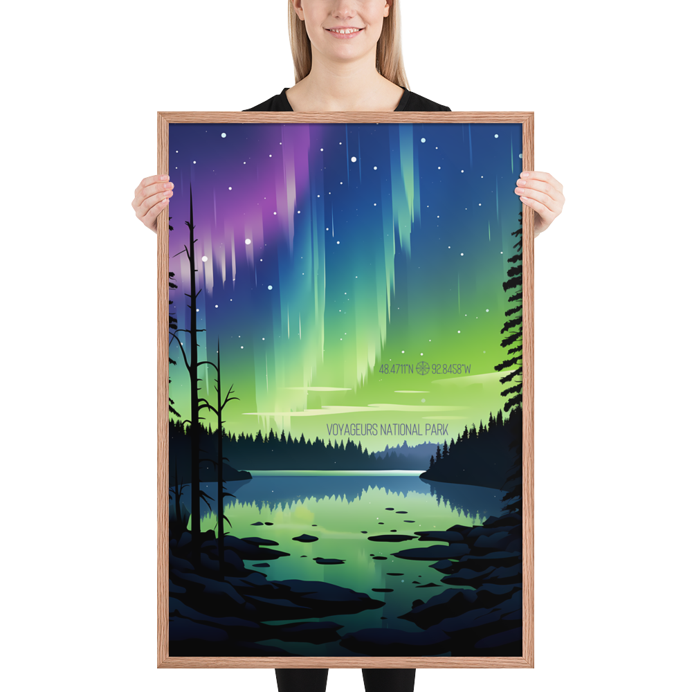 Minnesota - Voyageurs National Park (Framed poster)