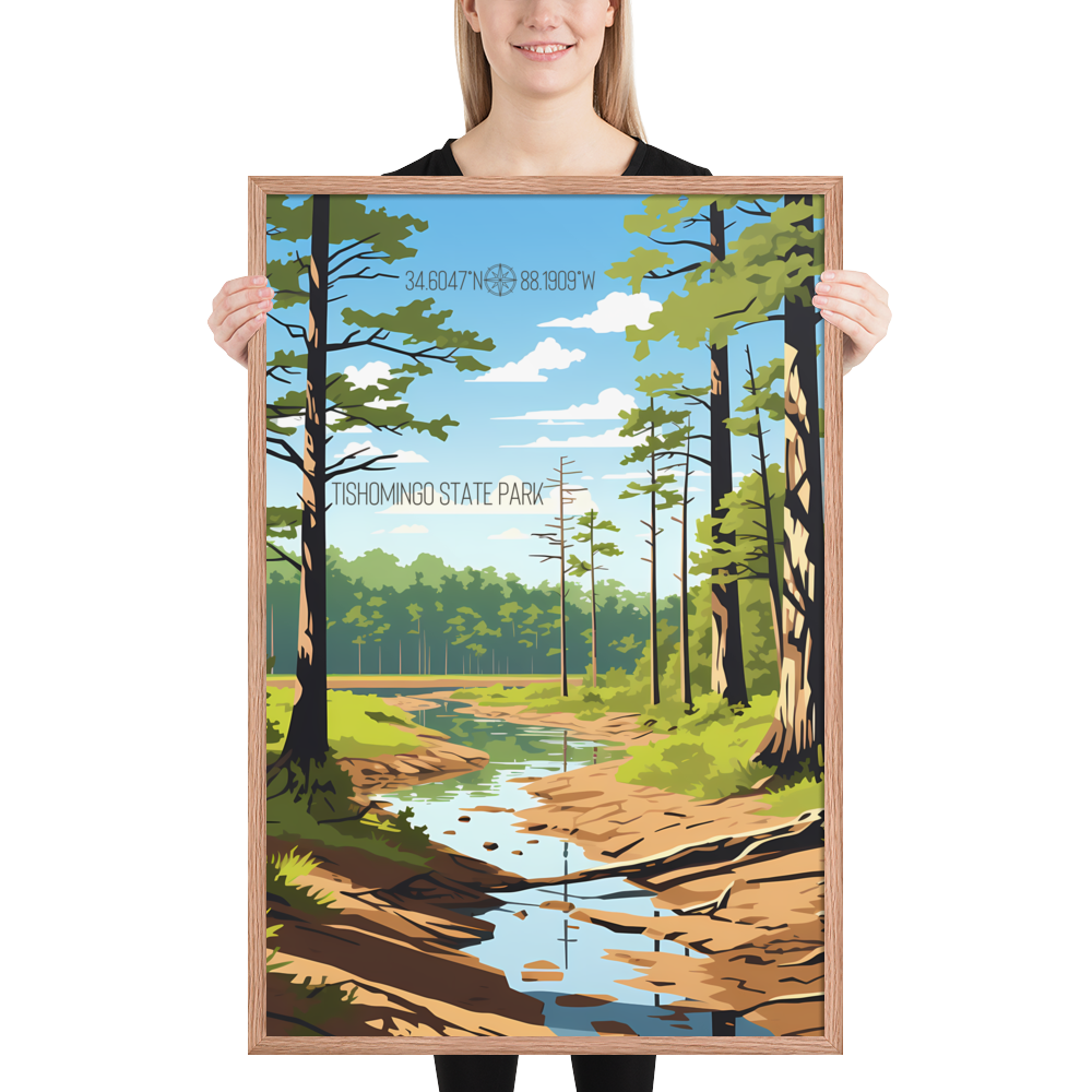 Mississippi - Tishomingo State Park (Framed poster)