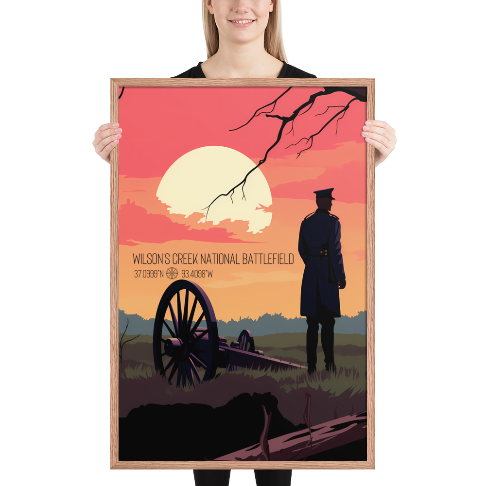 Missouri - Wilson's Creek National Battlefield (Framed poster)