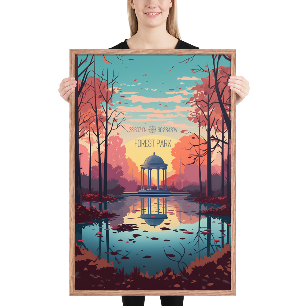 Missouri - Forest Park (Framed poster)