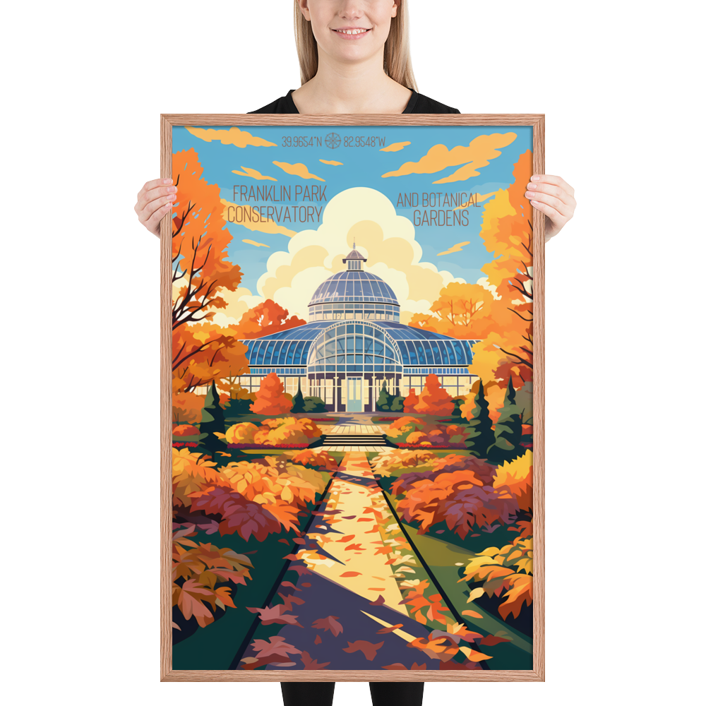 Ohio - Franklin Park Conservatory and Botanical Gardens (Framed poster)