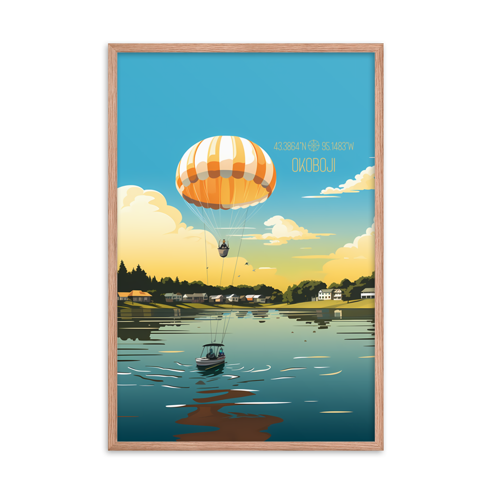 Iowa - Okoboji (Framed poster)