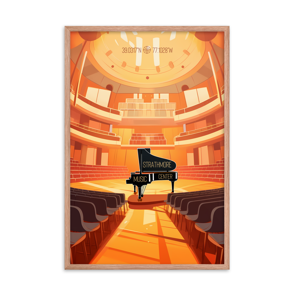 Maryland - Strathmore Music Center (Framed poster)