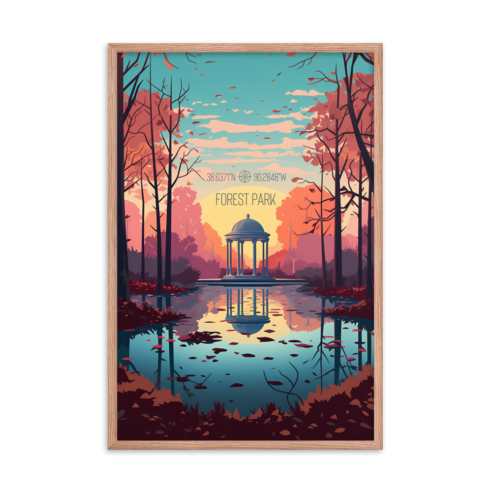 Missouri - Forest Park (Framed poster)