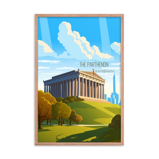 Tennessee - The Parthenon (Framed poster)