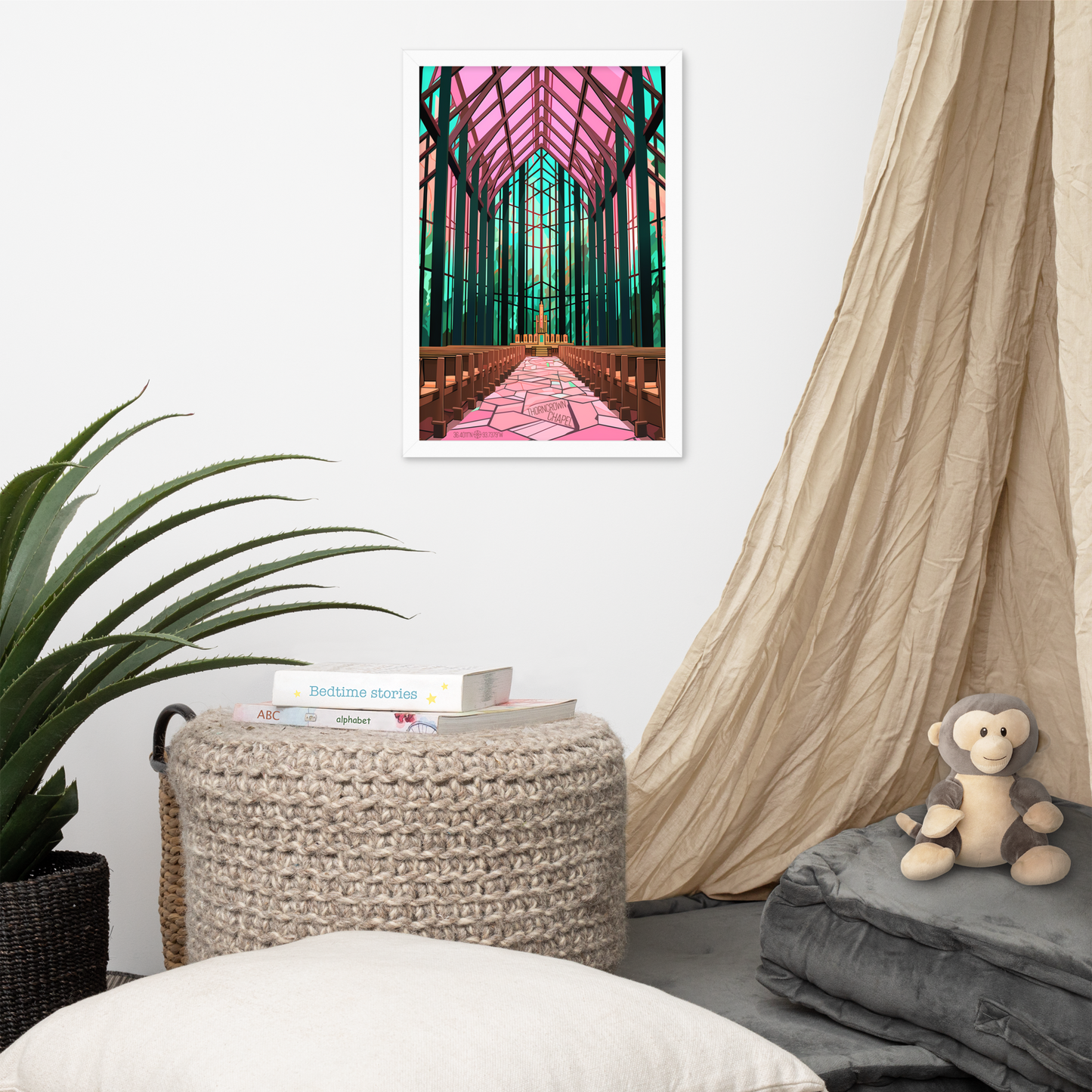 Arkansas - Thorncrown Chapel (Framed poster)