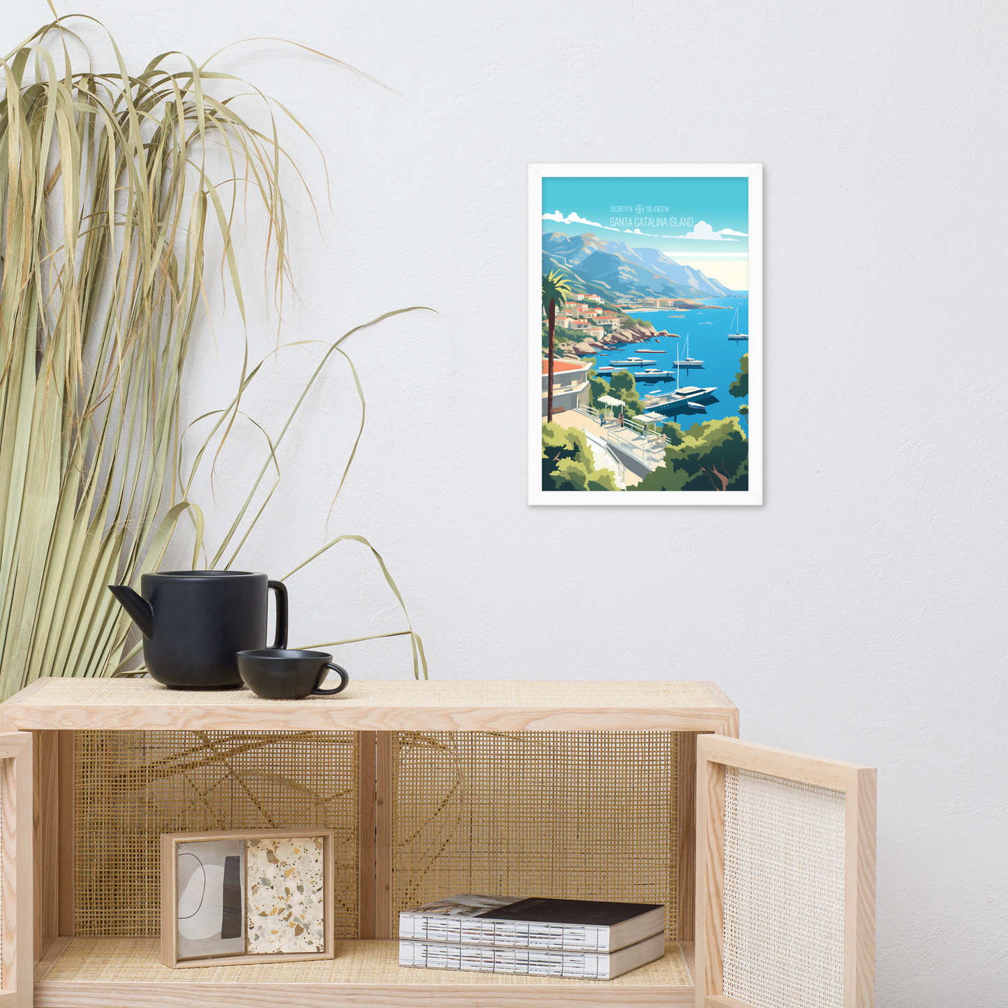 California - Santa Catalina Island (Framed poster)