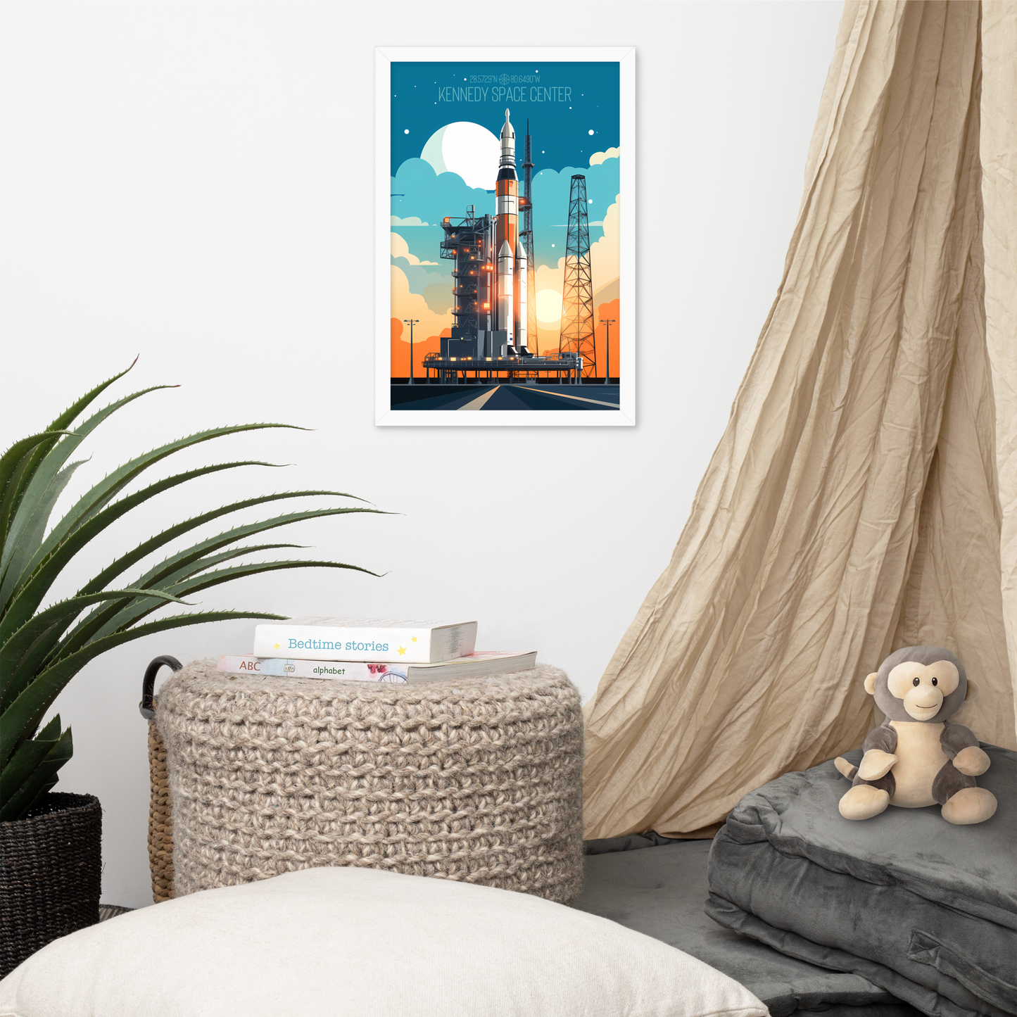 Florida - Kennedy Space Center (Framed poster)