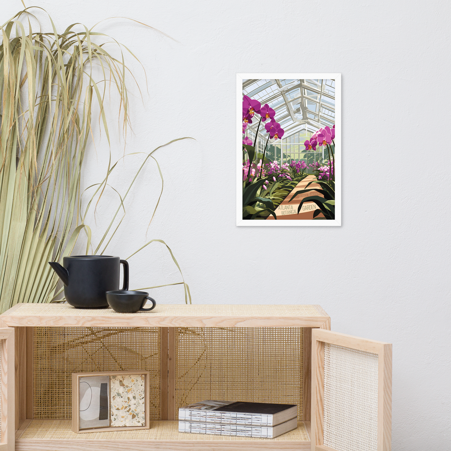 Georgia - Atlanta Botanical Garden (Framed poster)