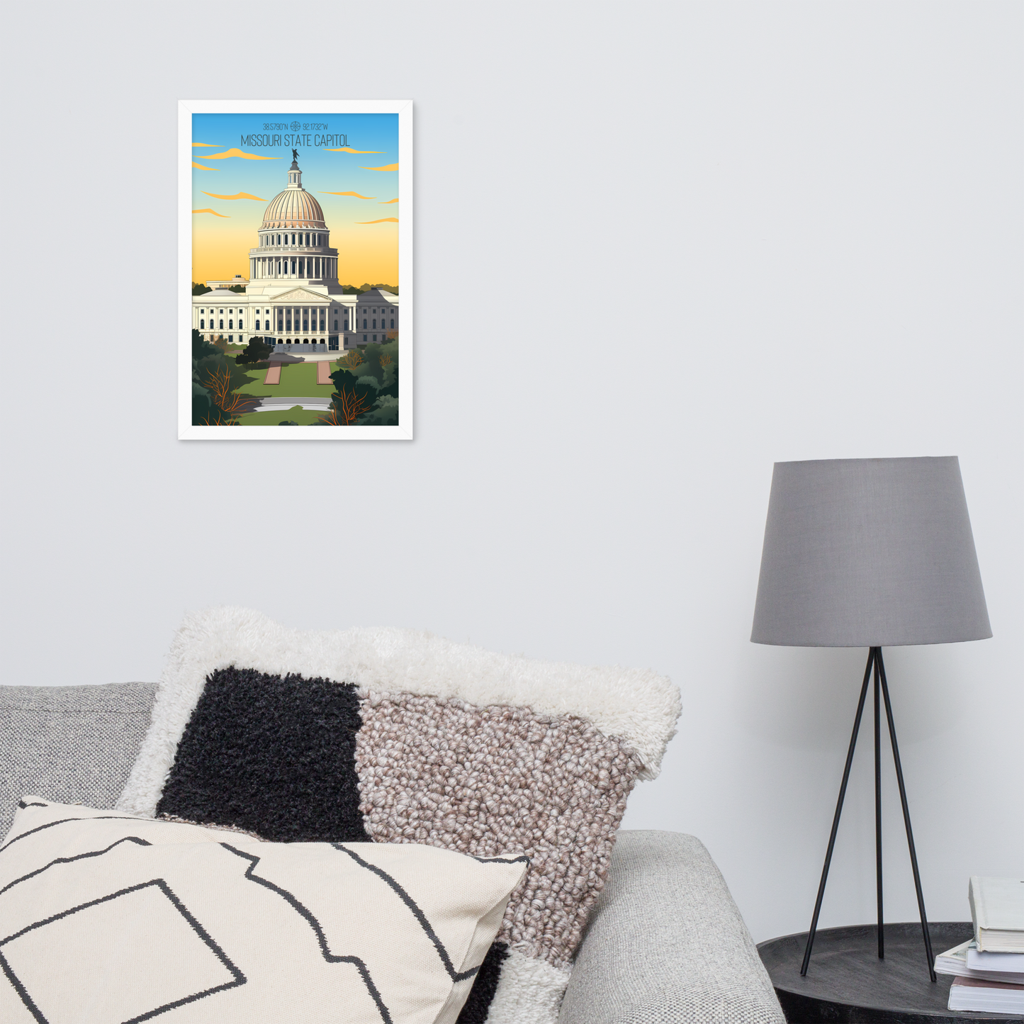 Missouri - Missouri State Capitol (Framed poster)