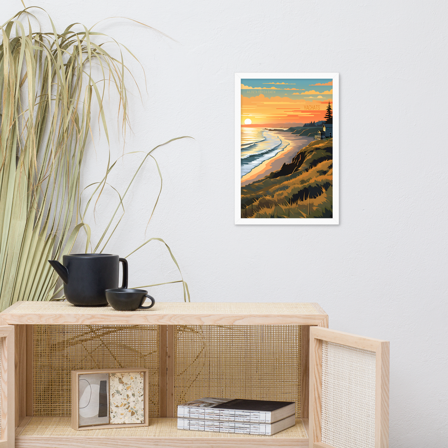 Oregon - Yachats (Framed poster)