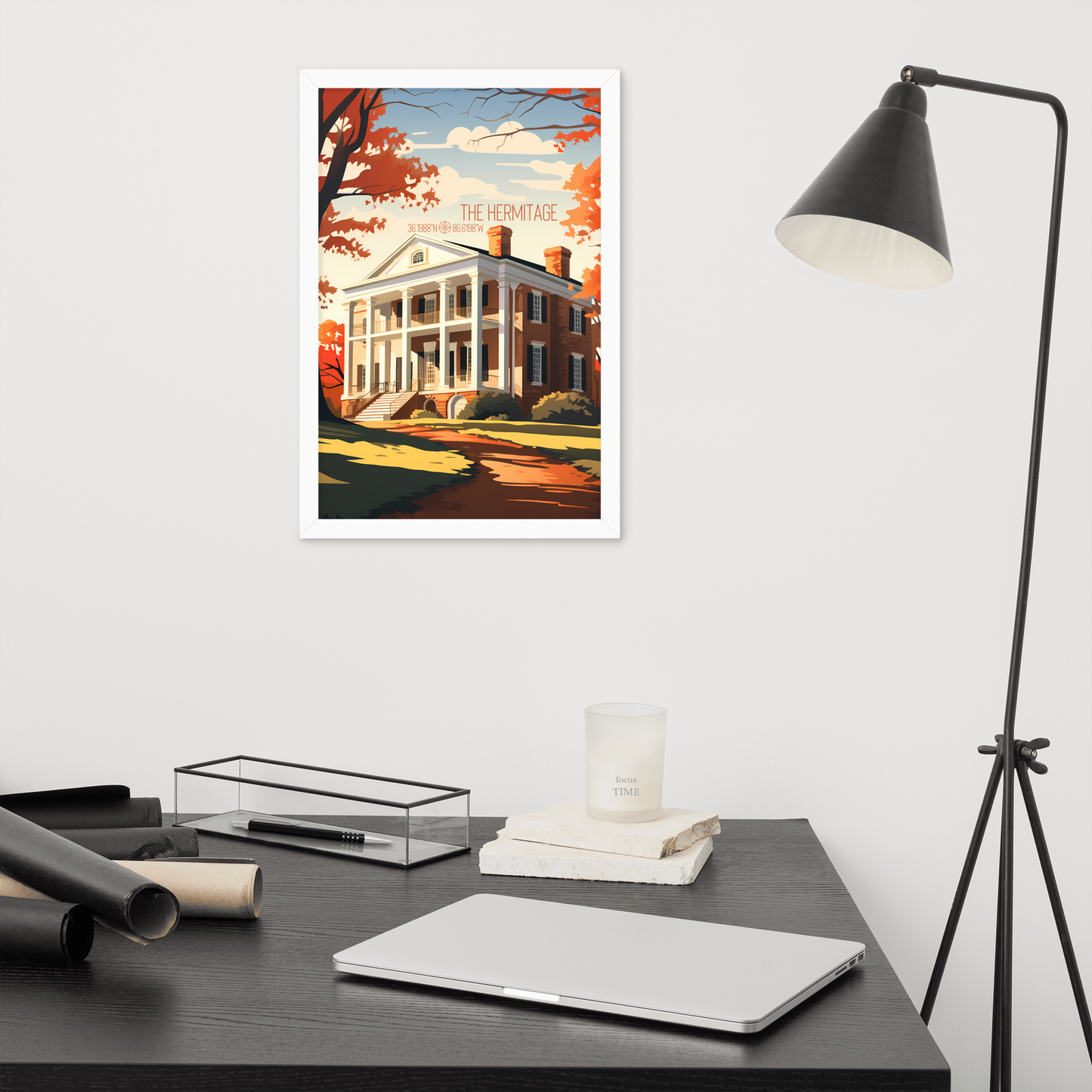 Tennessee - The Hermitage (Framed poster)