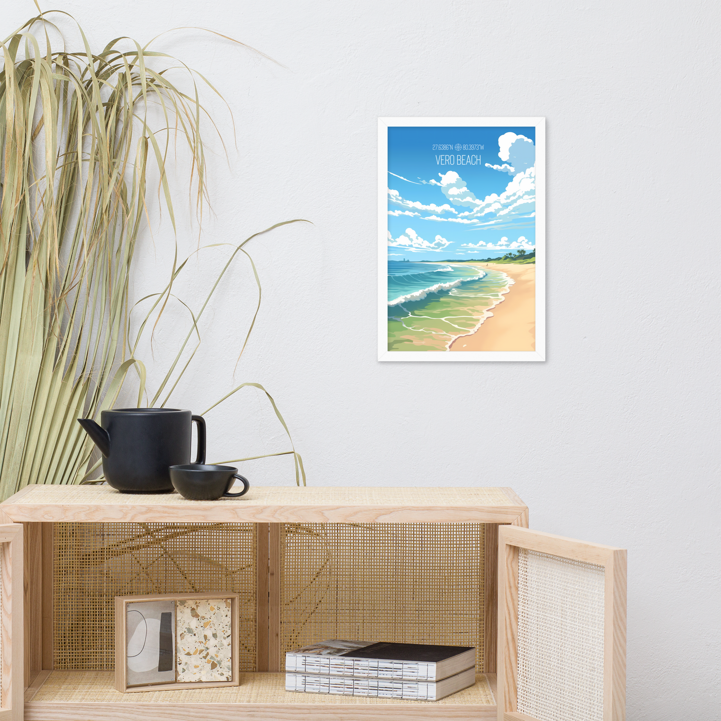 Florida - Vero Beach (Framed poster)