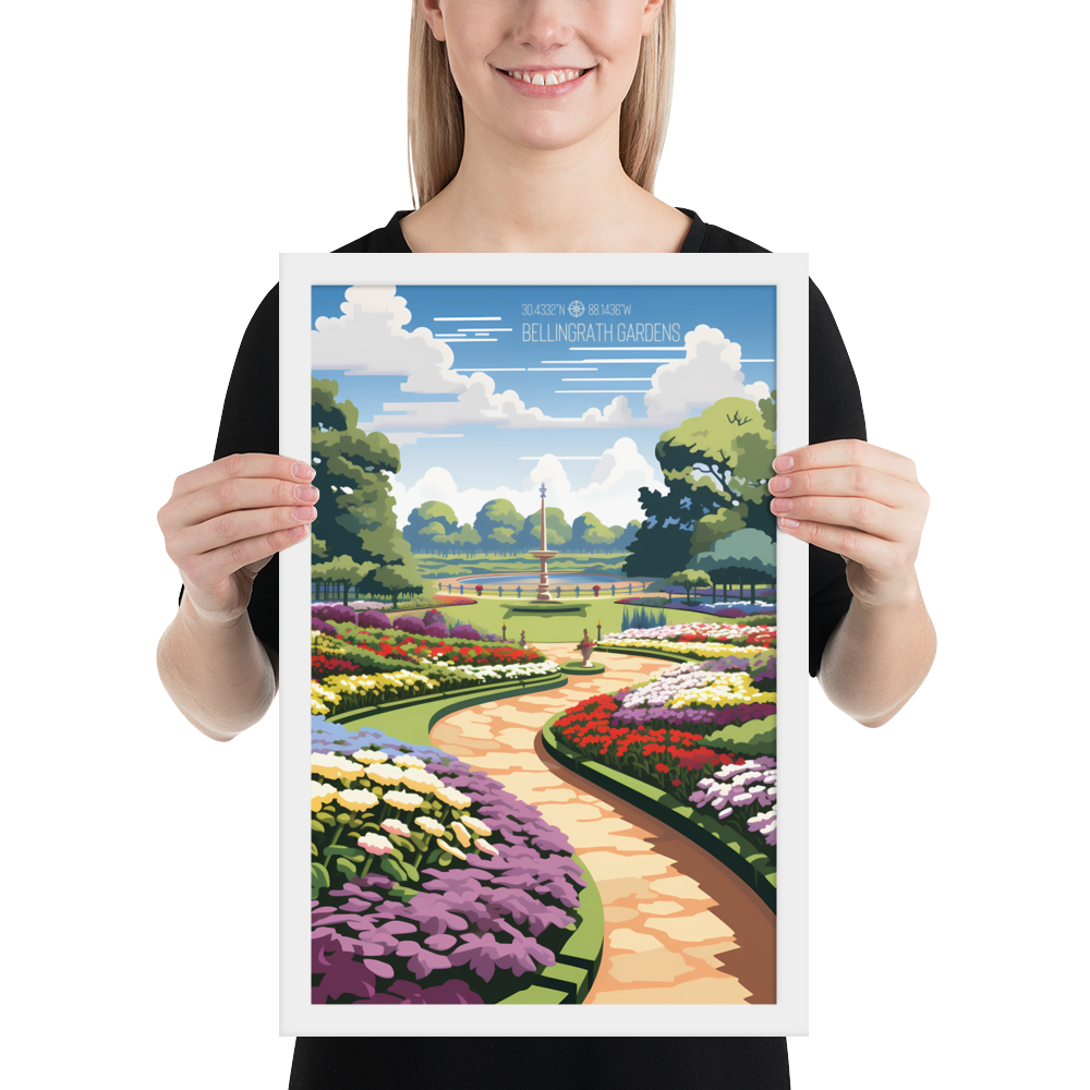 Alabama - Bellingrath Gardens (Framed Poster)