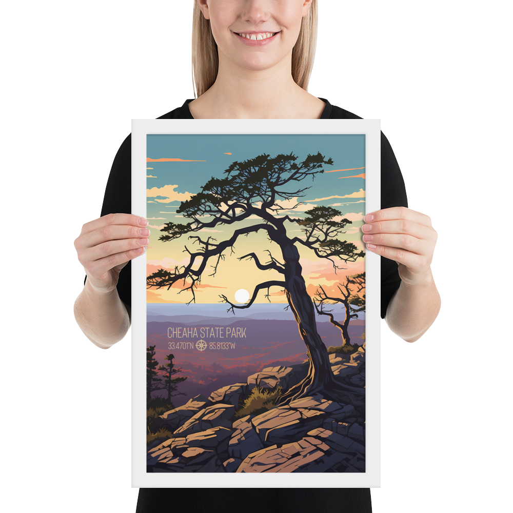 Alabama - Cheaha State Park (Framed Poster)