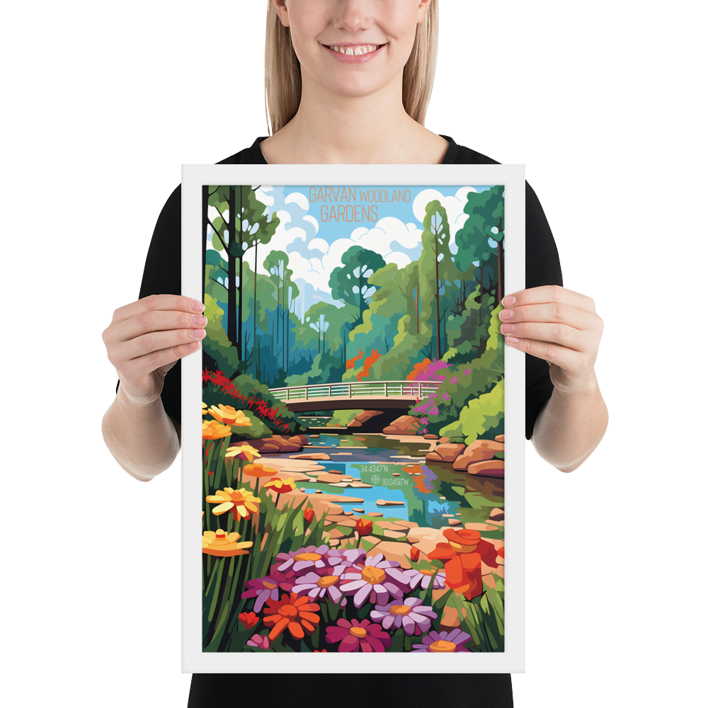 Arkansas - Garvan Woodland Gardens (Framed poster)